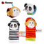 Sonajeros Suaves de Peluche Sozzy - Set de 4 Piezas
