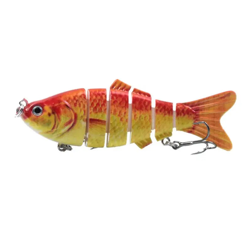10cm 16.5g Multi-section Lure With Ring Beads Simulation Luya Multi-section Lure Submerged Bionic 6-section Lure - Korvel