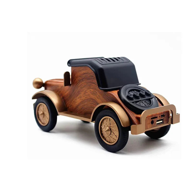 Haut-parleur Bluetooth A9 Retro Classique - Design en Bois