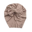 Elegant Cotton Turban Beanie for Newborns