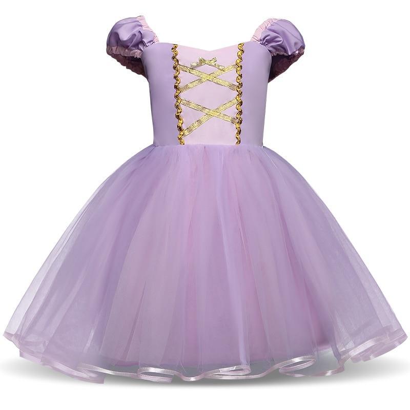 Luxury Purple Princess Dress for Girls - Perfect for Celebrations