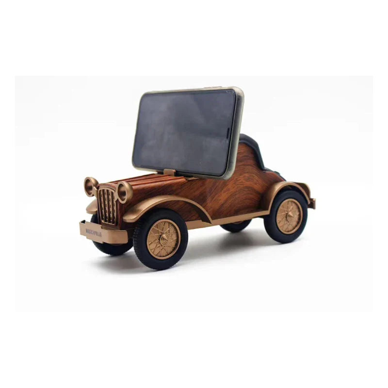 Haut-parleur Bluetooth A9 Retro Classique - Design en Bois