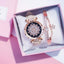 Elegant Starry Sky Women's Quartz Watch Set
