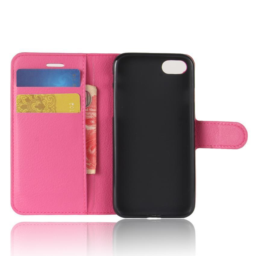 Funda de Cuero Premium con Tapa para iPhone 7/8 Plus