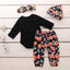 Adorable Halloween Baby Outfit Set with Pumpkin Design
