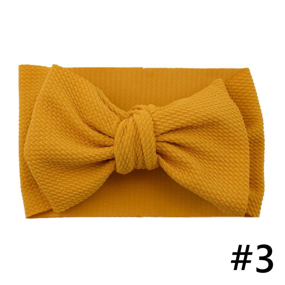Diadema Grande con Lazo para Niñas - Accesorio de Cabello Ajustable
