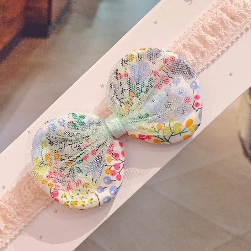 Elegant Handmade Baby Girl Hair Band with Rhinestone Crown - Perfect for Infants - Korvel