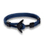 Bracelet Ancre en Acier Inoxydable de Luxe pour Hommes