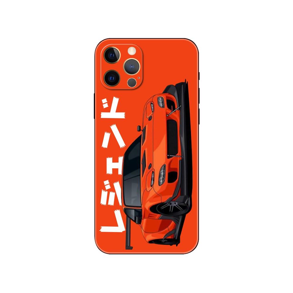 Coque de téléphone noire premium pour modèles d'iPhone