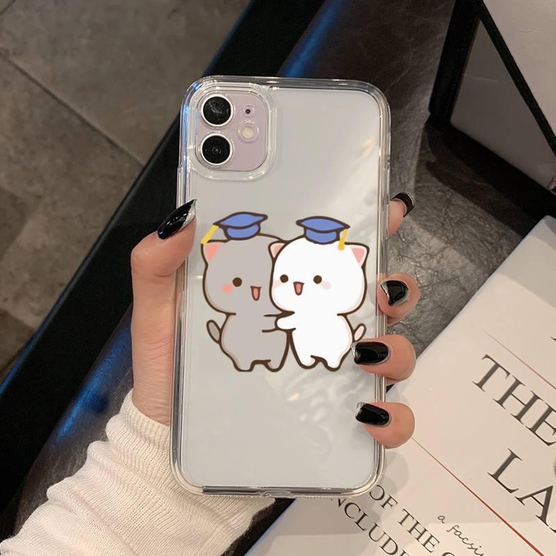 Colorful Cat Phone Case for iPhone 11, 12, 13 Series