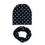 Ensemble élégant de bonnet et écharpe pour garçons et filles