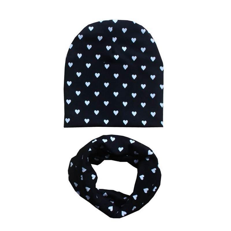 Ensemble élégant de bonnet et écharpe pour garçons et filles