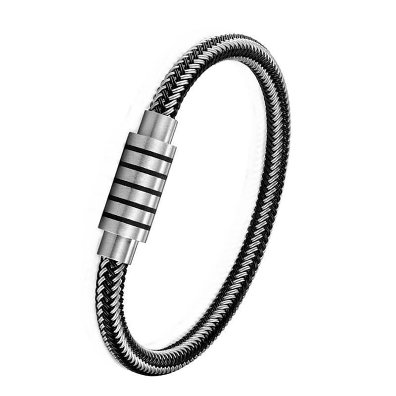 Bracelet Ancre en Acier Inoxydable Élégant pour Hommes