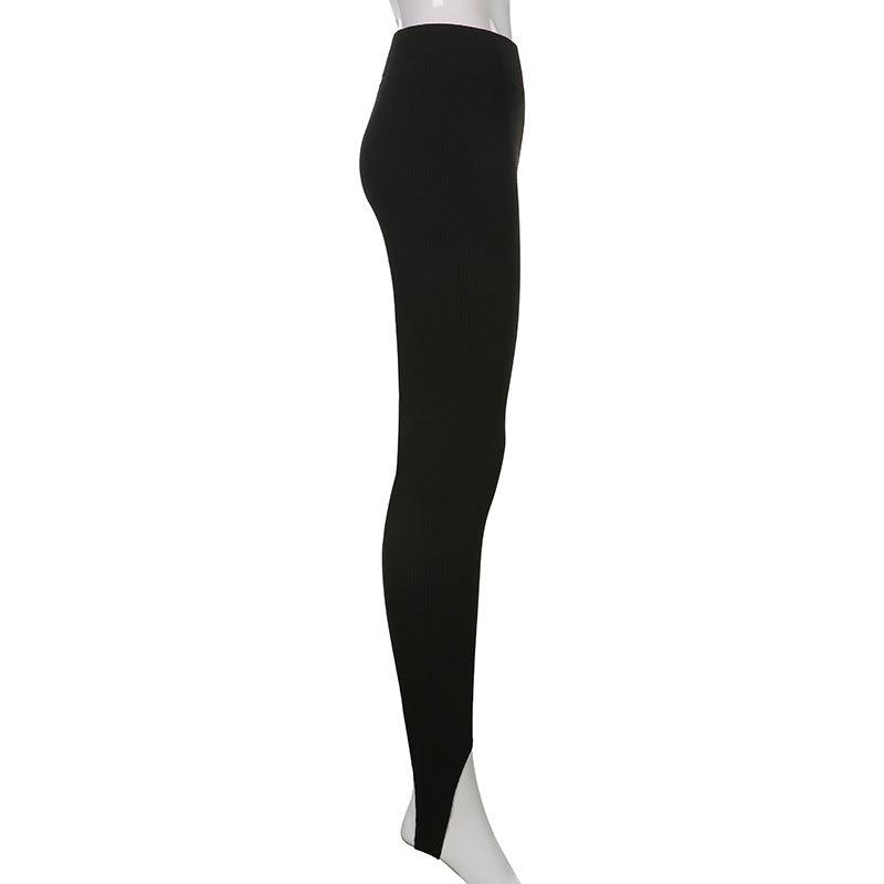 Leggings de fitness en coton taille haute élégants pour femmes