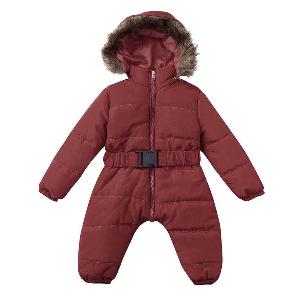 Premium Hooded Snowsuit for Infants - Warm & Stylish