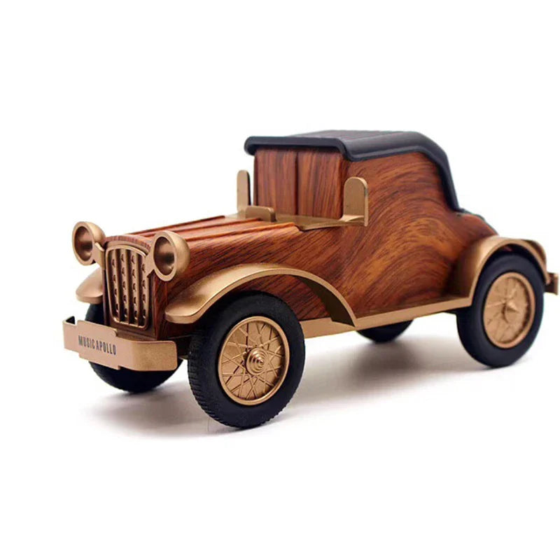 Haut-parleur Bluetooth A9 Retro Classique - Design en Bois