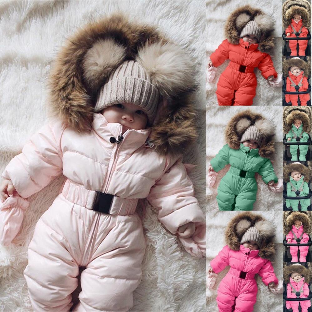 Premium Hooded Snowsuit for Infants - Warm & Stylish