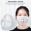 3D Mouth Mask Support Breathing Assist Help Mask Inner Cushion Bracket Food Grade Silicone Mask Holder Breathable Valve - Korvel