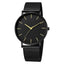 Montre décontractée à quartz pour homme STEVVEX avec bracelet en maille en acier inoxydable