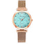 Ensemble de Montre à Quartz de Luxe pour Femmes avec Bracelet
