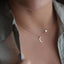 Modern Vintage Multilayer Crystal Gold Choker Necklace