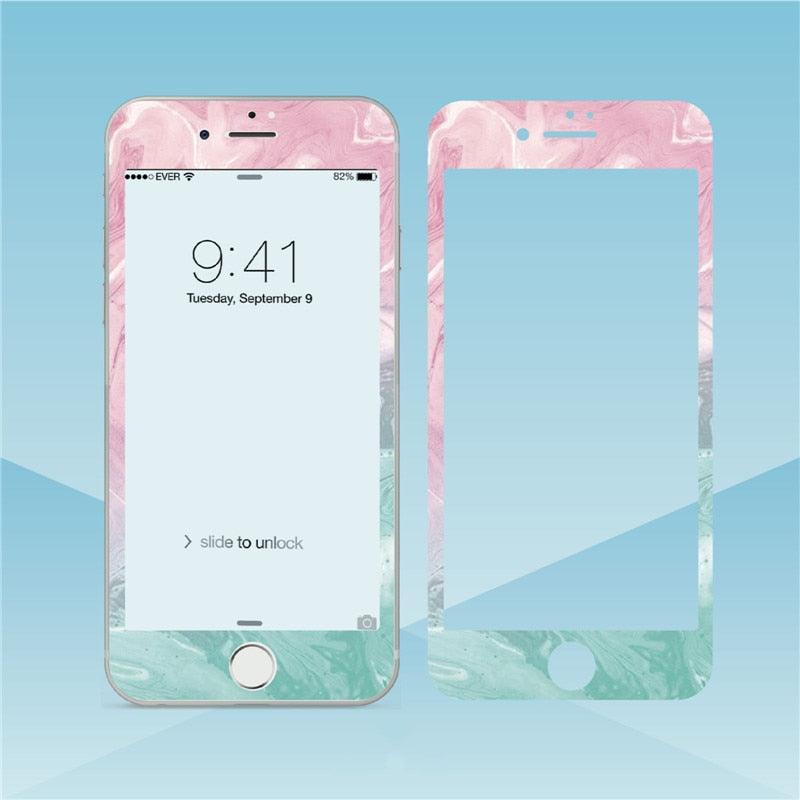Premium Cartoon Tempered Glass Screen Protector for iPhone