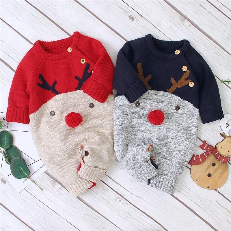 Adorable Baby Christmas Romper Jumpsuit