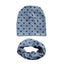 Ensemble élégant de bonnet et écharpe pour garçons et filles