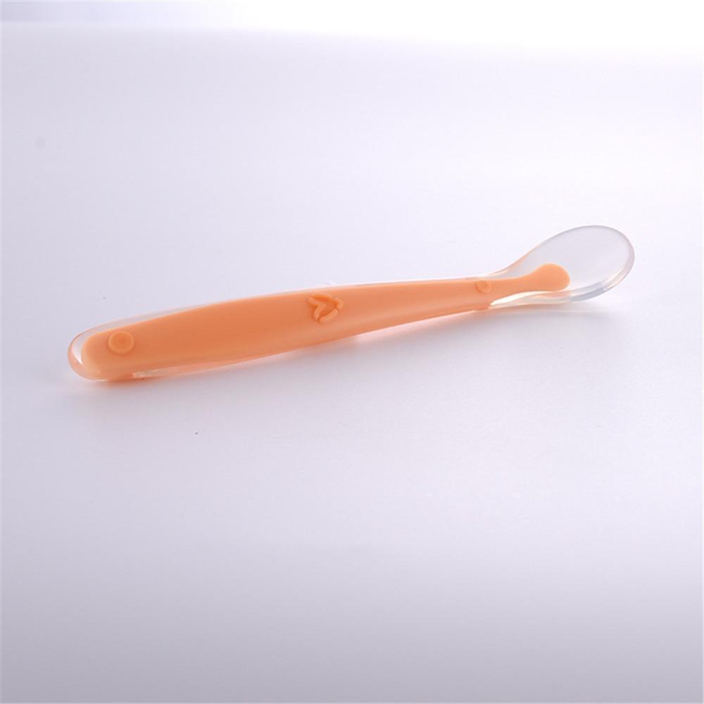 Premium Soft Silicone Baby Feeding Spoons - Candy Color Set