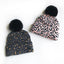 Elegant Leopard Design Winter Hats for Mothers and Children