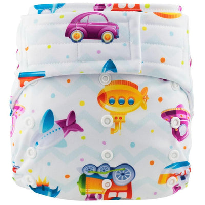 Hook & Loops Pocket Diaper - Waterproof Washable Cloth Diaper