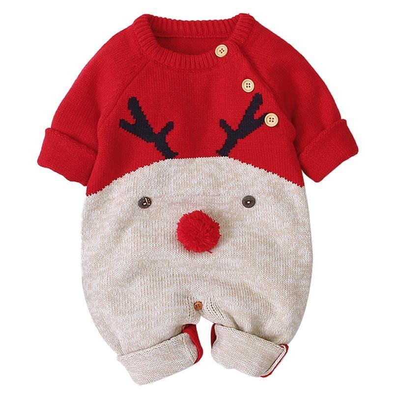Adorable Baby Christmas Romper Jumpsuit