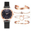 Ensemble de Montre à Quartz de Luxe pour Femmes avec Bracelet