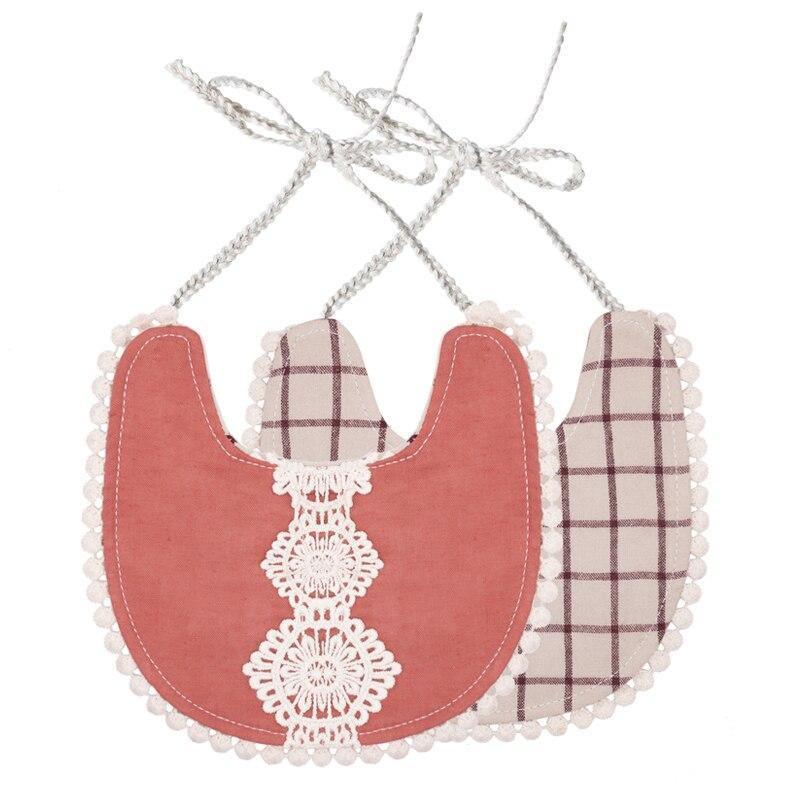 Double-Deck Infant Bibs - Stylish Cotton Linen for Toddlers