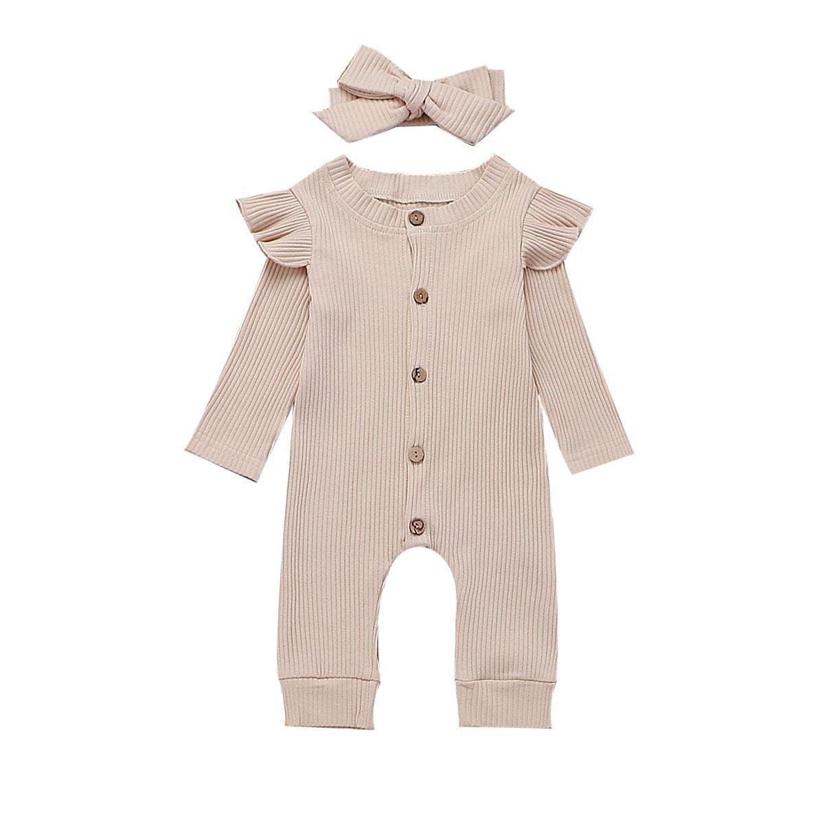 Combinaison en Coton Tricoté Classique pour Filles et Garçons