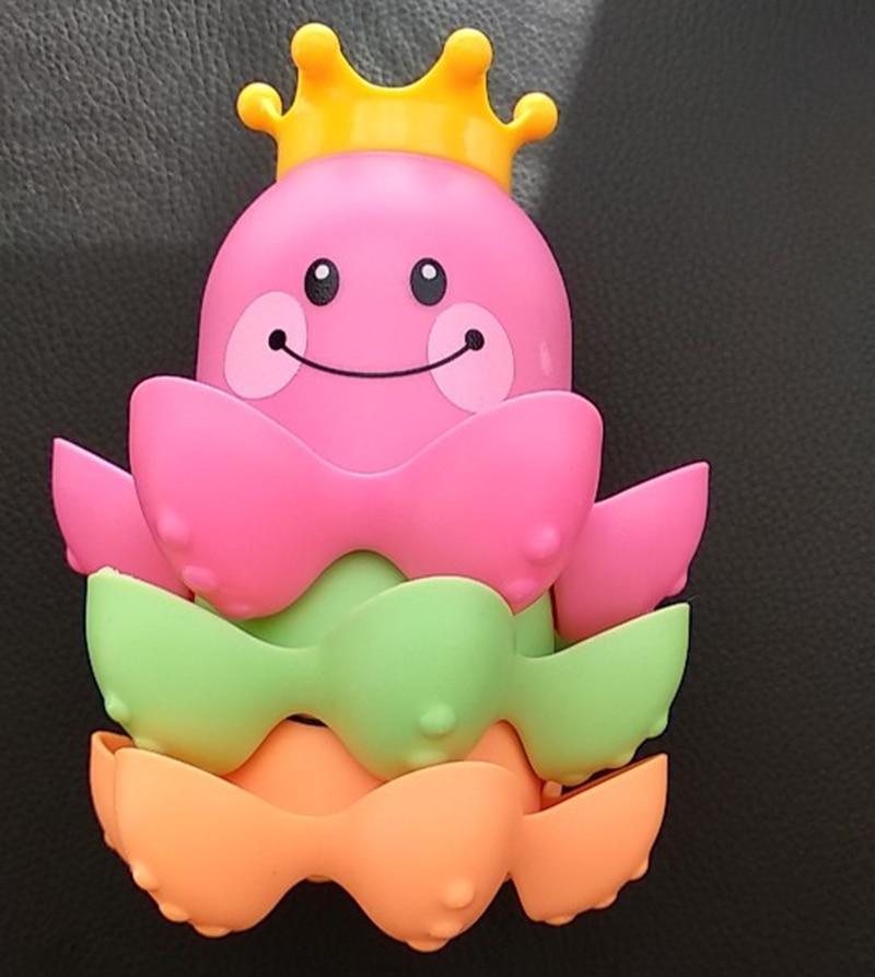 Kids Ocean Life Octopus Stacking Cups Bath Toy