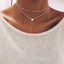 Modern Vintage Multilayer Crystal Gold Choker Necklace