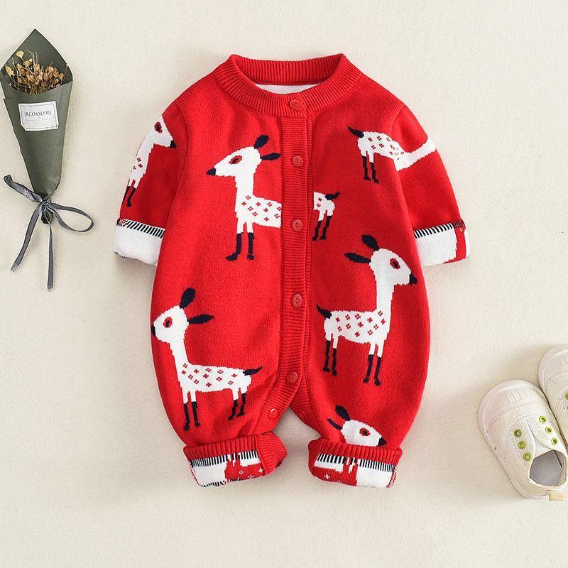Adorable Baby Christmas Romper Jumpsuit
