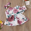 Floral Long Sleeve Dress Set for Newborn Girls