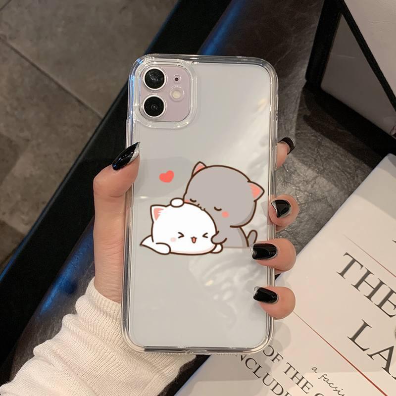 Colorful Cat Phone Case for iPhone 11, 12, 13 Series