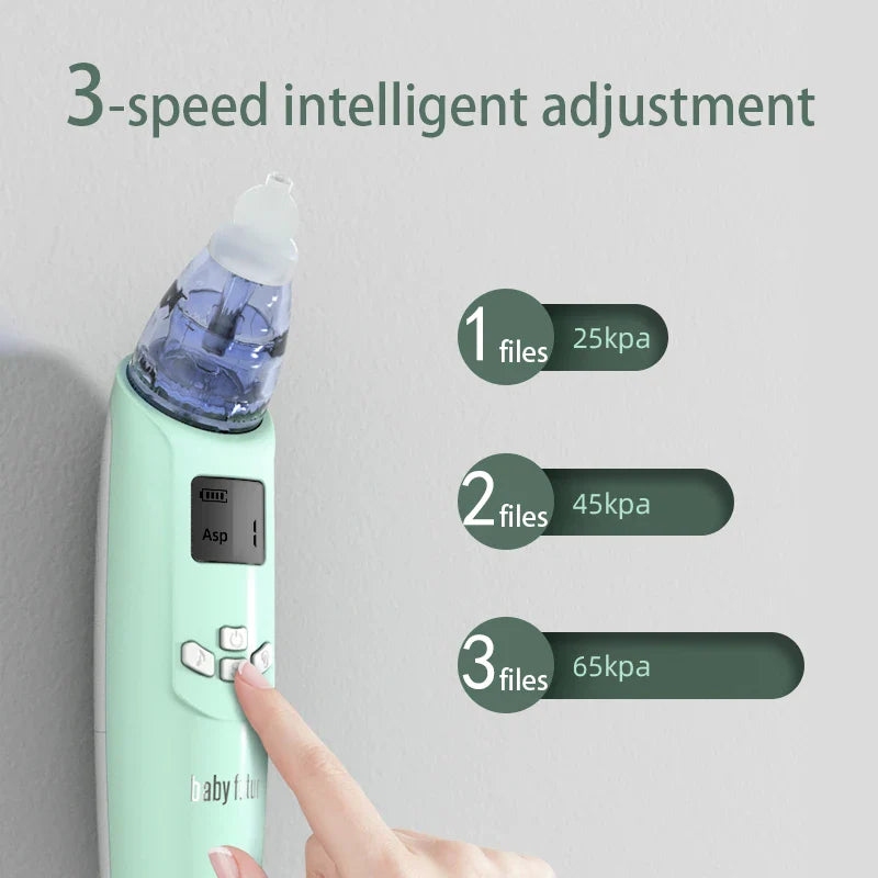 Babyfutur Baby Nasal Aspirator Electric Nose Cleaner Newborn infantil Safety Sanitation Nasal dischenge patency tool aspire - Korvel