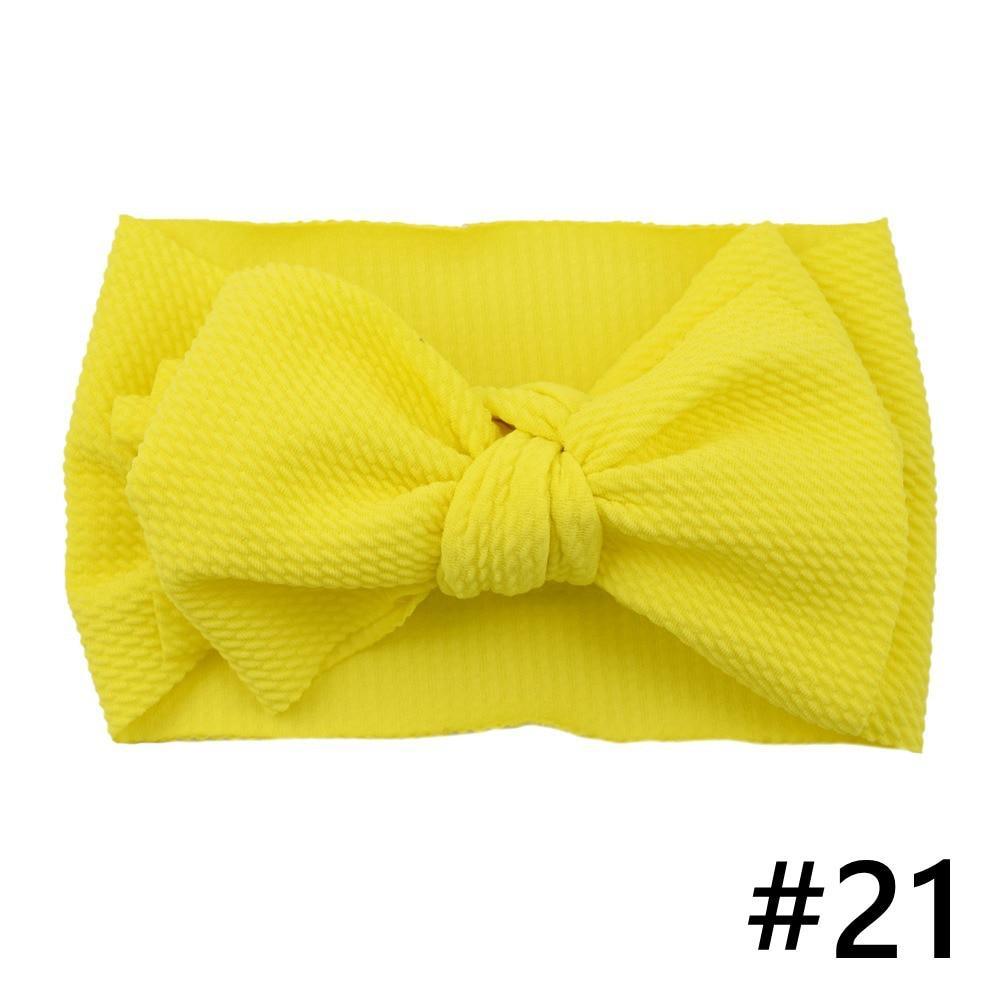 Diadema Grande con Lazo para Niñas - Accesorio de Cabello Ajustable