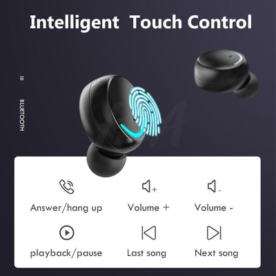 Premium Bluetooth 5.0 Wireless Earphones with Microphone
