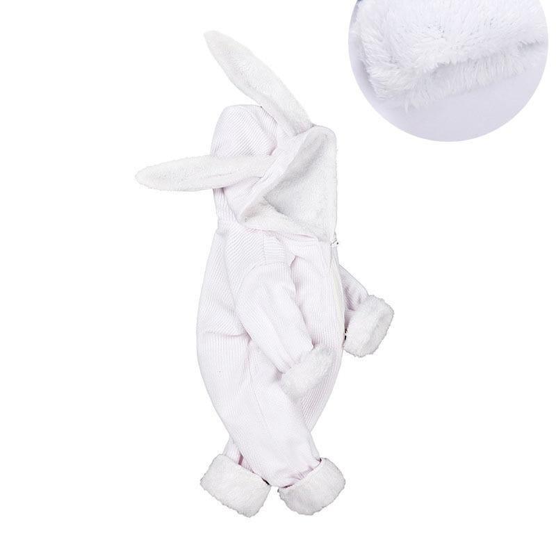 Combinaison Bébé Charmante avec Oreilles de Lapin - Jumpsuit en Coton