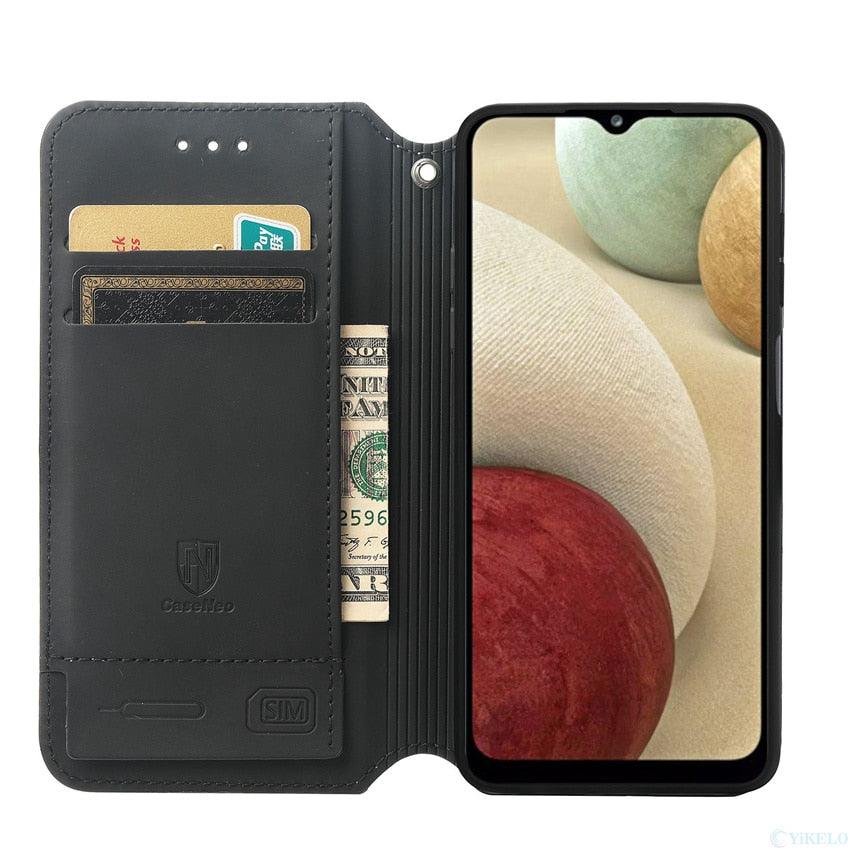 Premium Multicolored Flip Wallet Case for iPhone