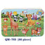 60-Piece Cartoon Animal Wooden Puzzle for Kids - Educational Fun Toy - Korvel