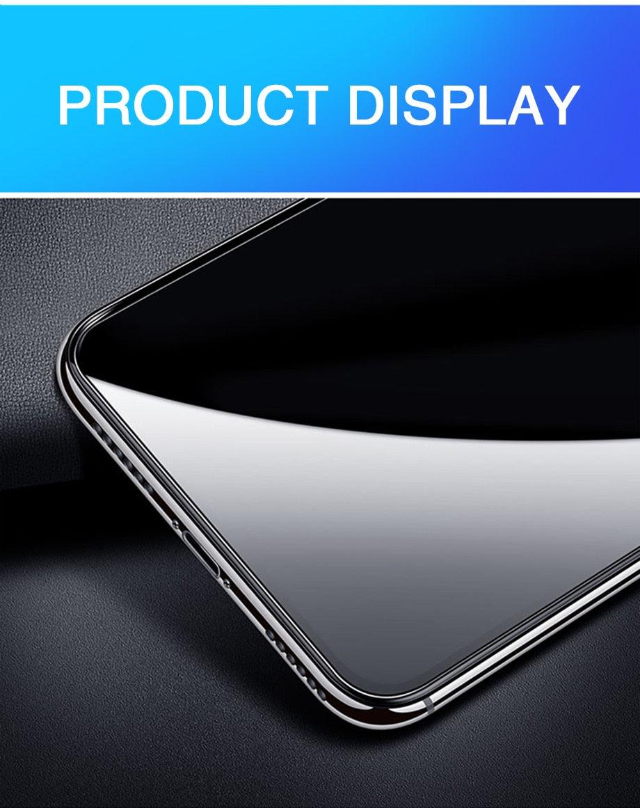 Protector de Pantalla de Vidrio Templado de Cubierta Completa 60D para iPhone