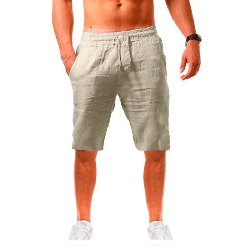 BreezeFit Pantalones Cortos de Lino para Hombre: Frescos, Elegantes, Versátiles