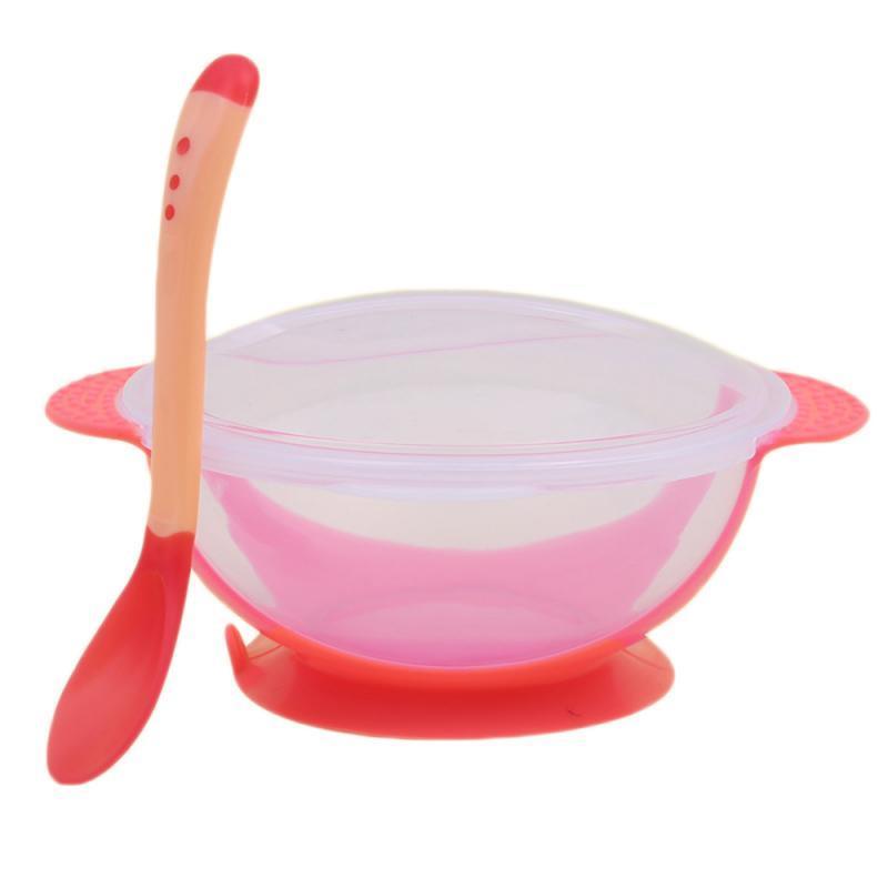 Juego de cucharas de silicona avanzadas para alimentación de bebés de 4 a 24 meses