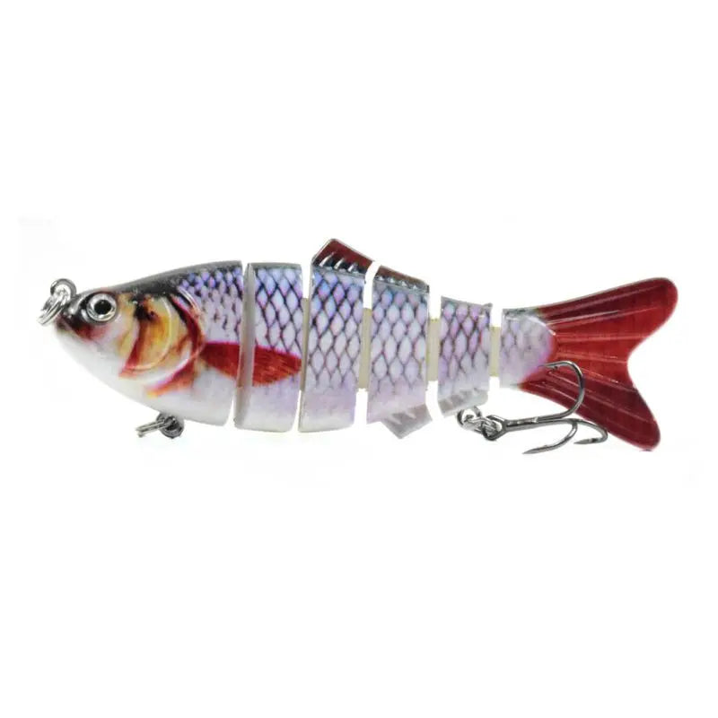 10cm 16.5g Multi-section Lure With Ring Beads Simulation Luya Multi-section Lure Submerged Bionic 6-section Lure - Korvel